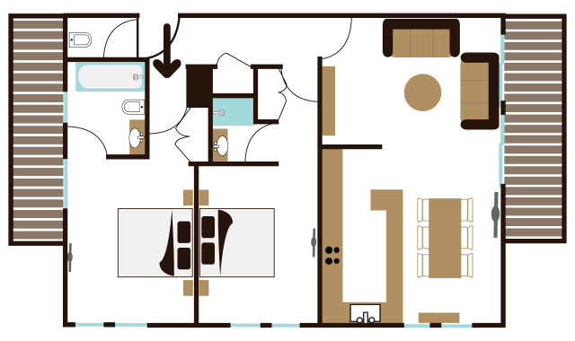 Appartement Cœur #4 Courchevel 1850