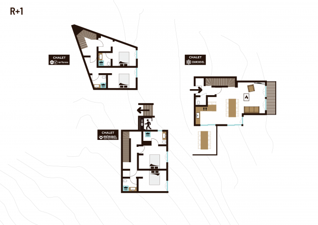plans chalets 1er étage