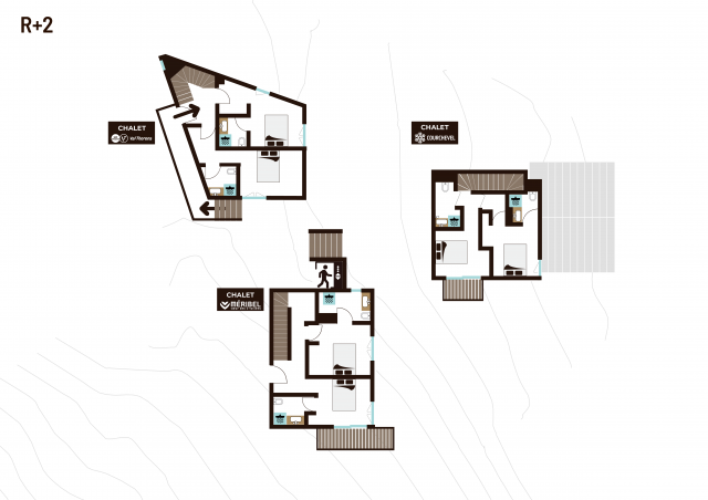 plans chalets 2ème étage