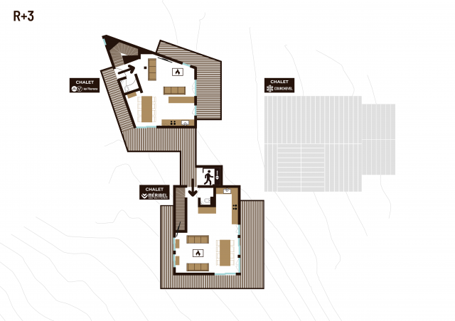 plans chalets 3ème étage